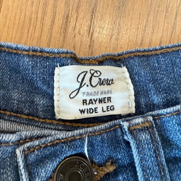J. Crew Rayner Wide Leg jeans size 26 - Picture 4 of 8